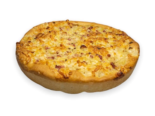 Voorgebakken spek/kaas/ui brood