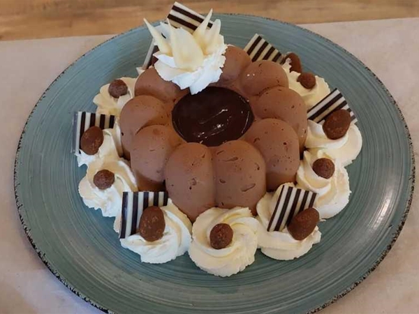 Opgespoten Chocolade Pudding